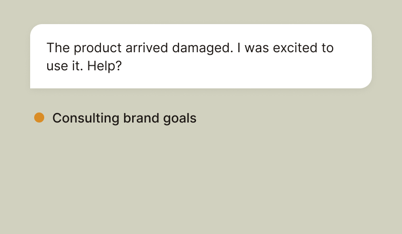 Brand goals automation message animation